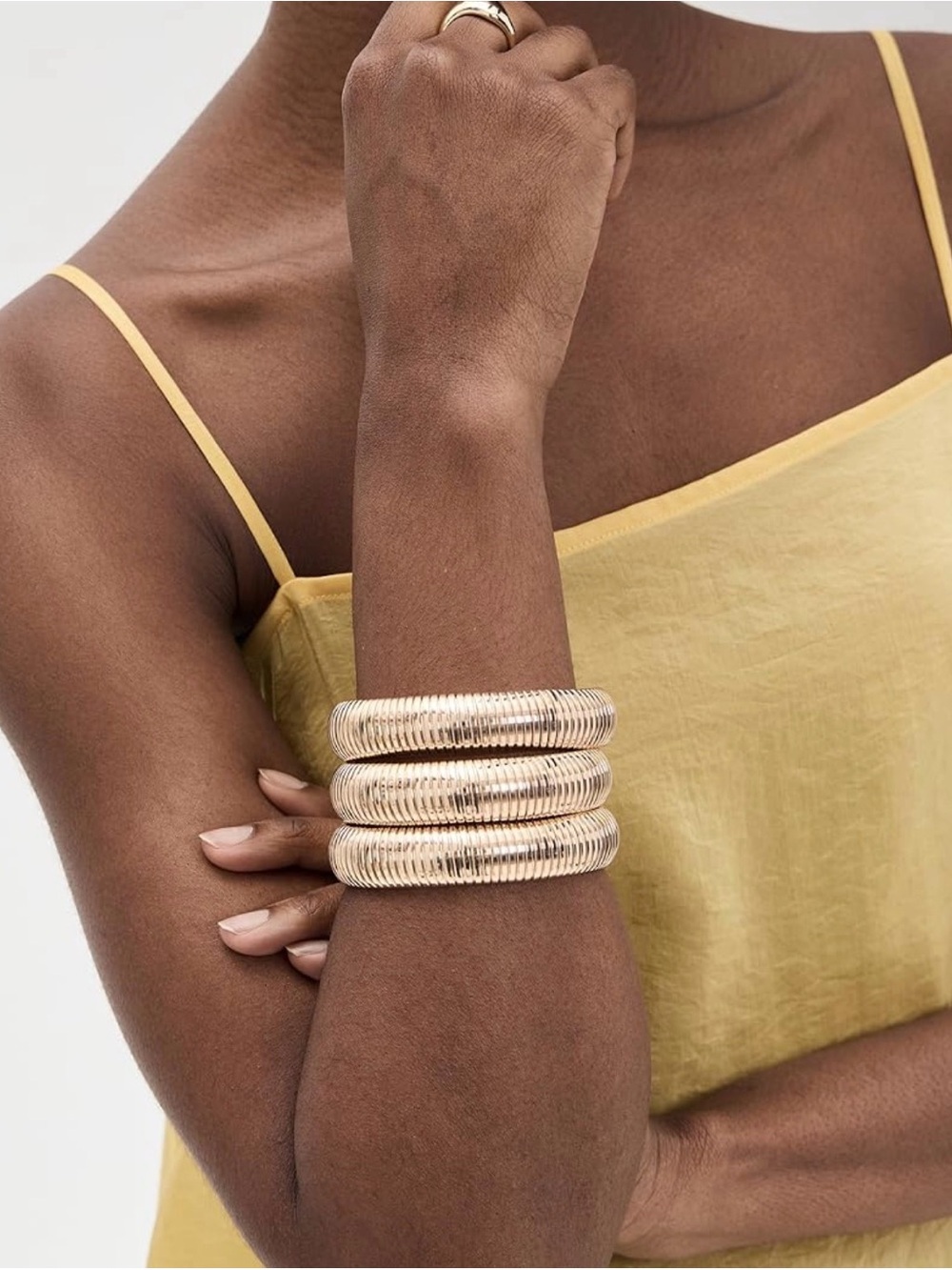 Ettika Flex Snake Chain Stretch Bracelet - Set of 3